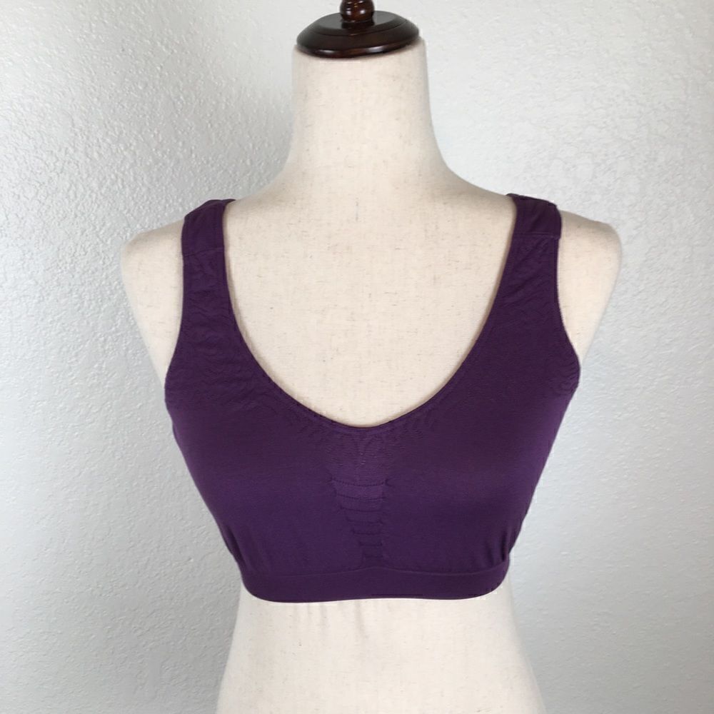 Bali Barely There seamless pull over wire free comfort bra L